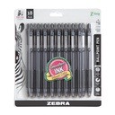 Zebra Pen Z-Grip penna a sfera retrattile, inchiostro nero, 1.0mm, 18-Pack