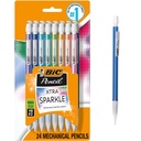 BIC Xtra-Sparkle Numero 2 Matite meccaniche, 24-Pacchetto, 0.7mm Punto