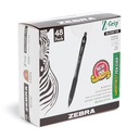 Zebra Pen Z-Grip penna a sfera retrattile, inchiostro nero, 1.0mm, 48 Bulk-Pack
