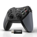 EvoFox One S V2 Universal 3-Mode Wireless Gaming Controller, 1000Hz HallSenseTM Precision Joysticks, BT, 2.4GHz & Wired, Macros, Fast Type-C Charging, PC, Mobile, Android TV, PS4 & Console Gaming