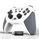 EvoFox One S V2 Universal 3-Mode Wireless Gaming Controller, 1000Hz HallSenseTM Precision Joysticks, BT, 2.4GHz & Wired, Macros, Fast Type-C Charging, PC, Mobile, Android TV, PS4 & Console Gaming