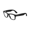 Ray-Ban Meta (Gen 1), Wayfarer, Large Shiny Black | Smart AI Glasses for Men, Women. fotocamera da 12 MP Ultra-Wide, altoparlanti per audio, registrazione video e Bluetooth. Lenti chiare. Wearable Tech.