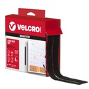 VELCRO Marca Sticky Back Hook e Loop Fasteners, 30 Ft Tape Roll, Nero