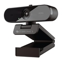 Zebronics FHD USB Webcam, 30FPS, 2P2G Lens, 2.0MP CMOS Sensor, Auto-White Balance, Auto-Exposure, Privacy Shutter, Built-in Mic, per Team, FaceTime, PC/Laptop (Live Pro)