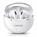 Kratos TW02 Ear Buds Wireless con 60H Playtime, isolamento rumore e chiamate chiare, Bluetooth Earbuds con Voice Assistant, Ear Buds con Bluetooth V 5.3 & con Tipo C Fast Charging, IPX5 TWS Earphone