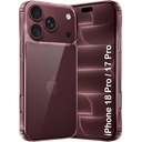 TheGiftKart Ultra-Hybrid Custodia posteriore trasparente per iPhone 18 Pro / 17 Pro | Design antiurto | Bump Protezione fotocamera | Hard Clear Back | Custodia per paraurti (PC & TPU, trasparente)