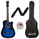 JUÂREZ JRZ38C/VTS ACOUSTIC 38" GUITAR CON ACC (BLUE SUNBURST)