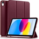 ProElite Smart Case per iPad (A16) 11th/10th Generation (2025/2022) [Auto Sleep/Wake Cover] [Left Side Pencil Holder] [Soft flessibile Case] Recoil Series - Vino