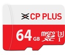CP PLUS 64GB microSDXC Memory Card Grade UHS-3 Class 10, Fino a 70 Mbps Reading & 30 Mbps velocità di scrittura con elevate prestazioni di trasferimento dati e consumo energetico inferiore per dispositivi portatili