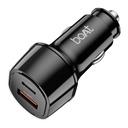 Caricabatteria da auto boAt 55W con doppia porta USB-A e USB-C; Supporti QC, PD & PPS Advanced Charging Protocols | Protezione IC intelligente da 12 strati | Compact, Lightweight, Heat & Scratch Resistant (Carbon Black)