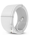 FEDUS Cat6 cavo Ethernet, 10M ad alta velocità 550MHZ / 10 Gigabit velocità UTP cavo LAN, cavo Internet via cavo di rete RJ45 cavo LAN, Patch Computer Cord Gigabit Categoria 6 fili per modem, WHITE