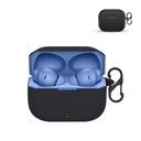 Prolet Silicone Earbuds Case Compatibile con OnePlus Nord Buds 3R – Coperchio antipolvere antiurto, 360 Full Protection, Anti-Scratch Soft TPU, Gancio Carabiner (nero)