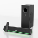 GOVO GOSURROUND 600 | 90W Soundbar | 2.1 Channel Home Theatre | Deep Bass da 4" Subwoofer | BT v5.3, HDMI, AUX, USB Connectivity | 5 Modalità EQ