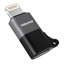 Sounce MFi certificata 8 Pin a connettore USB-C portatile ad alta velocità di ricarica veloce supporto dati Sync Audio affidabile telefono cellulare Tablet auricolare convertitore multifunzionale cavo accessorio nero