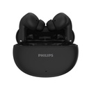 PHILIPS TAT1269 True Wireless in-Ear Earbuds con driver Mic, 13mm, Bluetooth 5.4, 40H Playtime, IPX5, Fast Charging, TouChannel Controls, Voice Assistant, Mono Mode, LED Indicator (Deep Black)