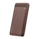 boAt EnergyShroom PB300 Neo 10000mAh Power Bank con 22.5W Fast Charging, 3X Porte di uscita, Supporti Android, iPhone, Tablet, Earbuds (Mocha Brown)