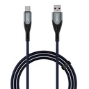 cavo di ricarica veloce boAt tipo A a C 65W con trasferimento di dati 480 Mbps, cavo senza tangle in nylon premium Braided Design & lega di alluminio durevole Shell (Electric Blue)