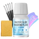 WANJAO White Masking Fluid for Watercolor Painting, Fast Drying Easy Peel