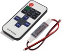 Mini Dimmer LED RF con Jack 5V 12V 24V DC controller di luce a colori singolo 11 Key Wireless Remote 12A Velocità di luminosità regolabile per 2835 3528 5050 striscia LED