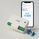 AZIOT 3+1 Ventilatore Smart Switch - WiFi/Bluetooth Comunicazione - Made in India - Funzione Timer - Funziona con Home e Alexa... (3+1 Node)