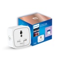 PHILIPS 10A Smart WiFi Plug | Wiz Connected Voice Controlled, Alexa & Assistant Compatible Smart Plug with Energy Consum Monitoring, Pack of 1