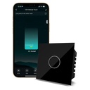 Interruttore modulare intelligente per l'automazione domestica, il monitoraggio dell'energia, il controllo remoto | Adatto per gyser, AC e altri dispositivi fino a 24A e 500W | Compatibile con Alexa & Siri (nero)
