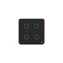 HomeMate Smart Switch Board: Modulo di commutazione 4 x (nero, pacchetto di 1) | Nessun hub richiesto | Compatibile con Alexa, Assistant & Siri