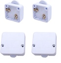 Protium armadio Touch Normalmente chiuso armadio touch Close aperto porta cassetti su spento interruttore leggero (bianco) -Pack di 2