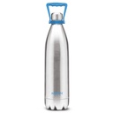 Milton Duo 2200 Thermosteel 24 ore Bottiglia ad acqua calda e fredda con maniglia, 2.02 litri, argento