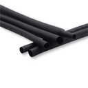 (Nero 3 mm - 25 metri) Manicotto del Sacrario di calore per cavi elettrici elettronici Cavi degli studenti Collegio Progetti fai-da-te PCB Cablaggio Isolamento fatto per i centri di servizio Calore del corredo del tubo dell'involucro