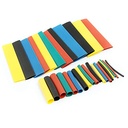 Rpi shop - 93 pezzi Polyolefin Heat Shrink Tube, isolato Wire Cable Sleeving Wrap, Multicolore - 8 diverse dimensioni di taglio senza Box (iPhone's fulmine o ricarica cavo riparazione manicotto)