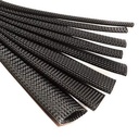 Rpi shop - 5 metri poliestere maniche intrecciate, manicotto in nylon intrecciato, manica espandibile intrecciata per una buona protezione del filo, 5 dimensioni diverse (3mm, 4mm, 6mm, 8mm, 10mm) Ogni 1 metro colore nero