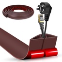 Serplex 6.6FT Protezione cavi da pavimento autoadesivo, Nascondi a filo