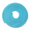 iTronix 1.4 Meter Spiral Cable Protector per tutti i cavi di ricarica per iPhone/Android Mobile (Pack of 1) (Sky Blue)