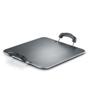 Prestige Alluminio Omega Select Plus Residue Free non-Stick Heavy Gauge Square Tawa, 30 cm, Nero