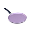 Wonderchef Valencia Non-Stick 28 Cm Dosa Tawa | Cool Touch Bakelite Handle | Pure Grade Aluminium| PFOA Free| 1 Year Warranty | Purple