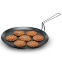 Hawkins Futura Induzione Compatibile Nonstick Flat Tava 30 cm, 4,88 mm (nero)