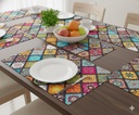 Tappeti stampati in PVC CASA-NEST per tavolo da pranzo, set di 6 pz Tappetino da tavolo=45x30 cm