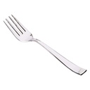 Set di forche in acciaio inossidabile per la casa e la cucina, 15,5 cm di lunghezza, Forcella di frutta per tavolo da pranzo, Set di posate da tavolo da pranzo, Argento