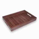 Vassoio di servizio fatto a mano in legno con maniglia Vassoio multiuso | Platters per il servizio, la casa e la cucina (moderno)