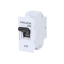 Anchor by Panasonic UNO Mini Roma 25 Amp Single Pole C Curve Mini MCB | Single Pole 25A Mini MCB (66155)