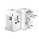 Adattatore di viaggio universale MX con tipo C, Adattatore di viaggio universale in tutto il mondo Oltre 150 adattatore di viaggio internazionale, compatibile con socket universale - Regno Unito, Europa, UA, Australia, Cina, Giappone e Thailandia