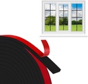Storystore Window Grid Kit, Window Grille Inserts Grid Kit,TPE Self-Adhesive Peel and Stick Trim Molding,Flexible Windows Mullions for Windows Door Frames Home Decoration (Black, 0.59inx68ft)