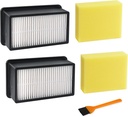 1008 Vacuum Filters 2 + 2 Pack by Blutoget-Fit for Bissell 1008 CleanView Upright 9595A 1819 1822 1825 1831 1330 1332- Compare to Part 2032663 1601502(2 Pre-Motor Foam & 2 Post-Motor Filters 1 brush)
