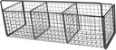 PRETYZOOM Wall-mounted Spice Rack Kitchen Hanging Basket Minimalist Style Garlic Ginger Storage Rack Iron Material Fruit Storage Holder