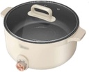 6L Electric Hot Pot，Rapid Noodle Cooker,Adjustable Portable Electric Hot Pot for Kitchen，Nonstick Coating, Shabu Shabu Pot