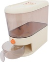 Visible Measuring Rice Dispenser Airtight Storage Container for Rice Cereal Grains Capacity Kitchen Organizer Precise Portion Control for Home Restaurant Use