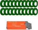 20 Rolls 1640 FT Green Plant Grafting Tape+10000Pcs Staples for Plant Tying Machine,Nursery Tree Tape Support for Climbing Plants Indoor Outdoor, Tree, Vegetables, Branches