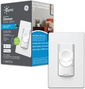GE CYNC Smart Dimmer Light Switch, Neutral Wire Required, Bluetooth and 2.4 GHz WiFi 4-Wire Switch, Works with Amazon Alexa and Google Home, White Light Dimmer (1 Pack)