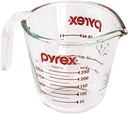 Pyrex Prepware 1-Cup Glass Measuring Cup, Clear, 1118443
